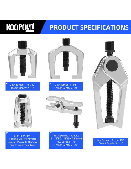 Juego de Herramientas KOOPOOL 5-en-1 para Dirección
