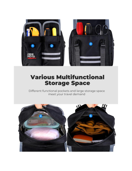 Bolsa de Tanque ATV KEMIMOTO Resistente al Agua 0.47L