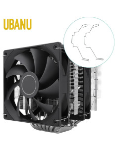 Clip de Ventilador de Radiador CPU UBANU 12cm 4 Piezas 2