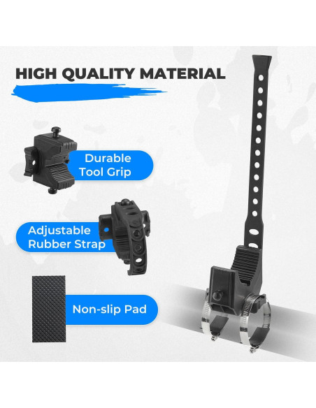 KEMIMOTO Soporte de Pala Abrazadera de Goma 1-4 cm
