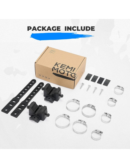 KEMIMOTO Soporte de Pala Abrazadera de Goma 1-4 cm