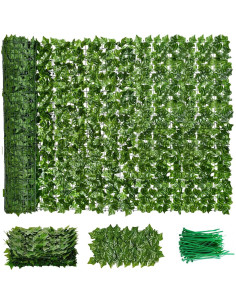 Cerca de Privacidad Hiedra Artificial Moeput 8PCS 50x50 cm 2