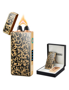 Encendedor Eléctrico BABOBIU USB Recargable a Prueba de Viento