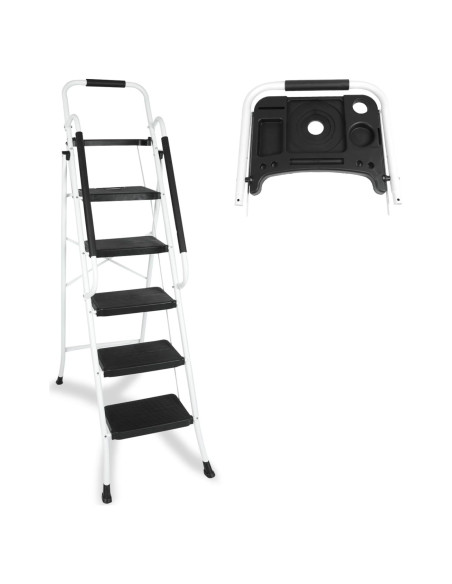 Escalera Plegable 5 Pasos Blackhorse-Racing HM3603 149 kg