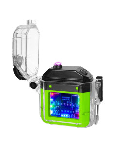 Encendedor Eléctrico FUDIDU K35 Verde a Prueba de Agua
