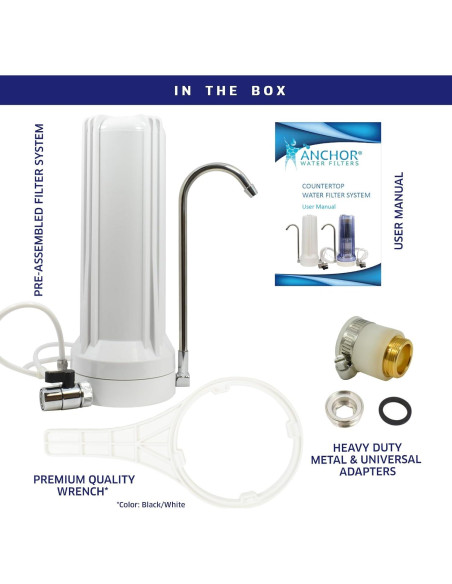 Filtro de Agua Antioxidante Anchor AF-3110 10 Etapas Blanco