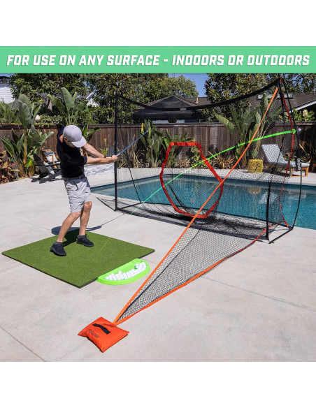 Red Shank GoSports para Redes de Golf - Lateral Adicional