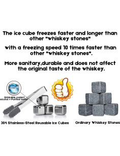 Juego de Decantador de Whiskey SHIGOO Globo 850ml 9 en 1 2