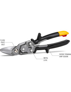 Tijeras de Aviación Izquierda ToughBuilt TB-H4-60-L 226g 2