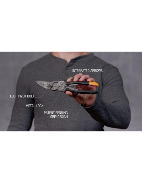 Tijeras de Aviación Izquierda ToughBuilt TB-H4-60-L 226g