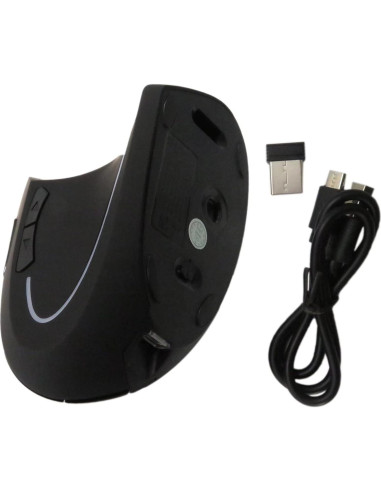 Ratón Ergonómico Inalámbrico Jelly Comb Vertical 2.4G 6 Botones