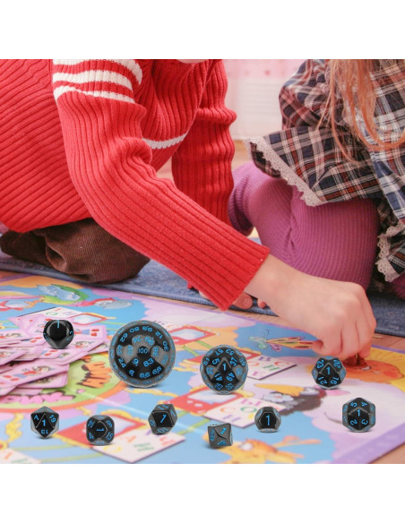 Dados Poliedricos Coyeekn 15 Piezas D3-D100 con Bolsa