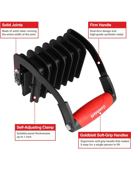 Transportador de Paneles Goldblatt G08368 hasta 2,54 cm