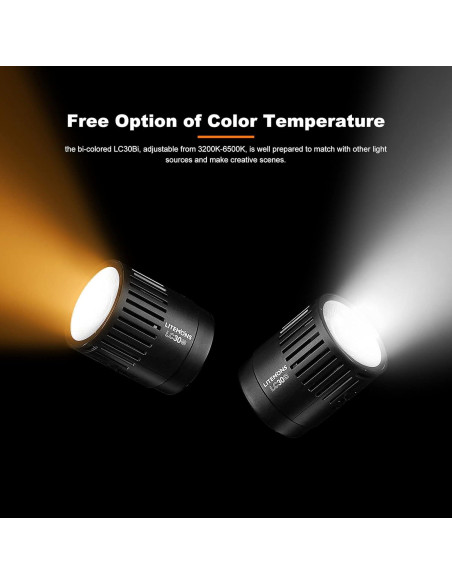 Luz LED Godox LC30Bi Bi-Color 38W 3200K-6500K con Efectos