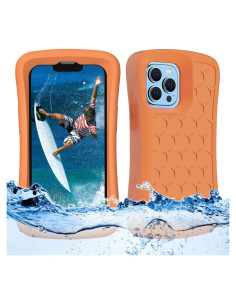 Funda Flotante Snotme para iPhone 15/14/13/12 6.7" Naranja