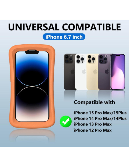 Funda Flotante Snotme para iPhone 15/14/13/12 6.7" Naranja
