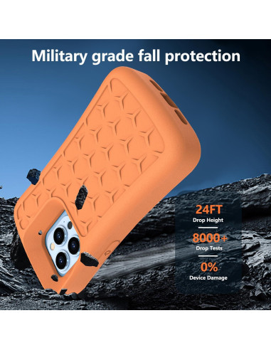 Funda Flotante Snotme para iPhone 15/14/13/12 6.7" Naranja