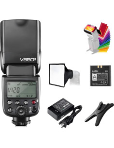 Flash Godox V850II GN60 2.4G Sincronización Alta Velocidad 2