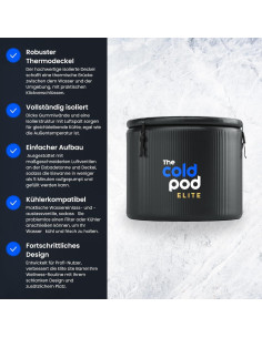Bañera de Hielo Cold Pod Elite Lite 155L Portátil 2