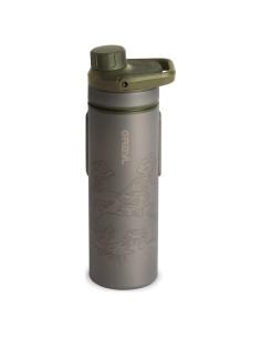 Botella Purificadora GRAYL UltraPress Titanio 500 ml Verde