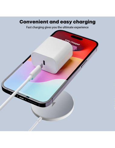Cargador Inalámbrico Magnético Apple MagSafe 15W para iPhone