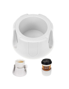 Soporte Antideslizante para Tazas CUBE TECH Blanco 9 cm