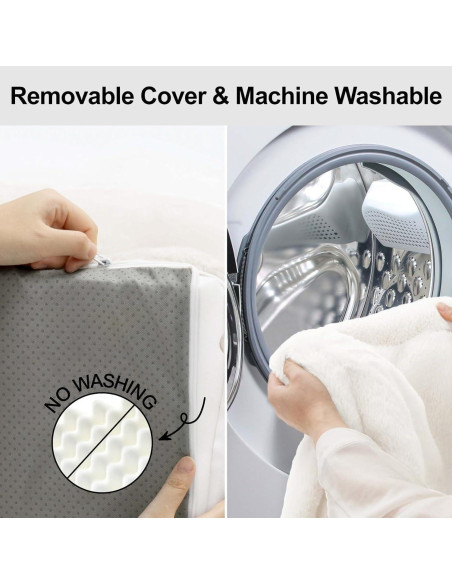 Cama ortopédica MEWOOFUN para gatos y perros medianos Beige