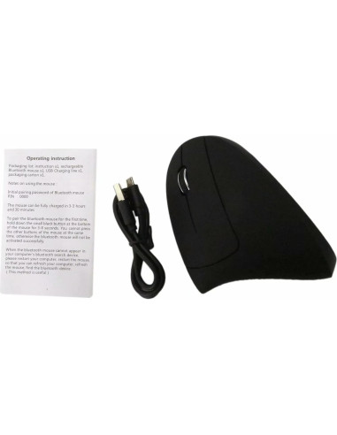 Ratón Ergonómico Inalámbrico Jelly Comb Vertical 2.4G 6 Botones