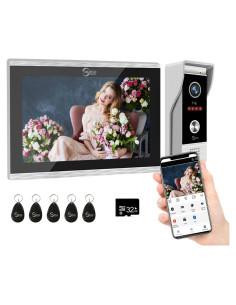 Intercomunicador de Video ANJIELO 10" 1080P WiFi con Timbre