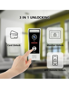Intercomunicador de Video ANJIELO 10" 1080P WiFi con Timbre 2