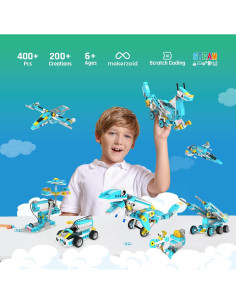 Kit de Robot de Programación Makerzoid 200 en 1 para Niños 2