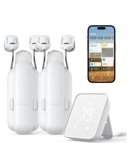 Abridor Cortinas Automático SwitchBot 2 Paquete + Hub 2