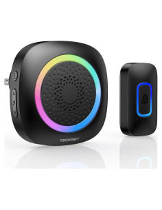 Timbre Inalámbrico TECKNET TK-WD895 IP66 1300 pies 60 Melodías