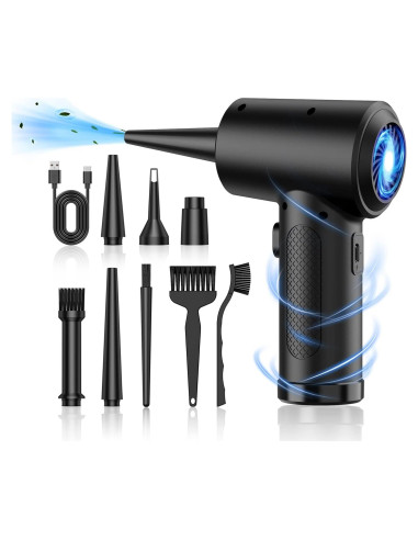 Soplador de aire COMOBELIEF 120000 RPM 3 velocidades recargable