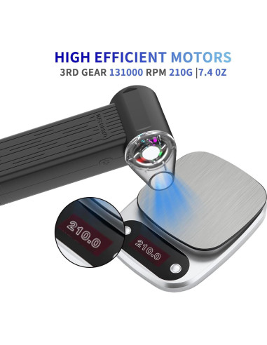 Soplador de Aire Inalámbrico SOUJCEN XU7 3 Velocidades Negro