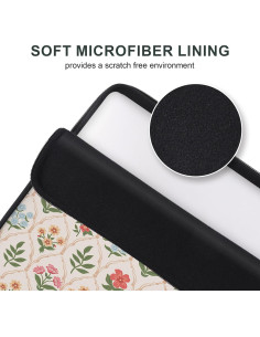 Funda para Laptop iCasso 13-14" Floral Acolchada 2