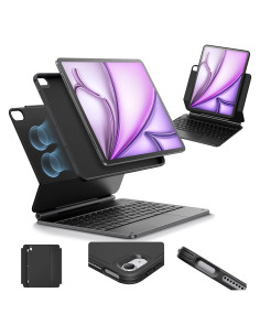 Funda Teclado ESR iPad Air 13" M3/M2 2025/2024 Negro