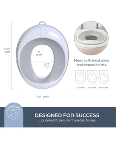 Asiento de Entrenamiento para Baño Dreambaby Antideslizante 36.83 cm 2