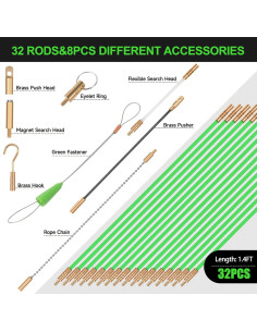 Cables de Fibra de Vidrio FTIHTRY 13,7m Kit con Accesorios 2