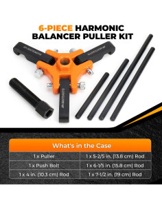 Kit Extractor de Amortiguador Armónico MateAuto 3 Garras 2