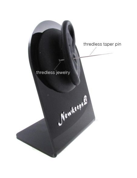 Conjunto de Tapers de Titanio G23 14g y 16g Sin Rosca