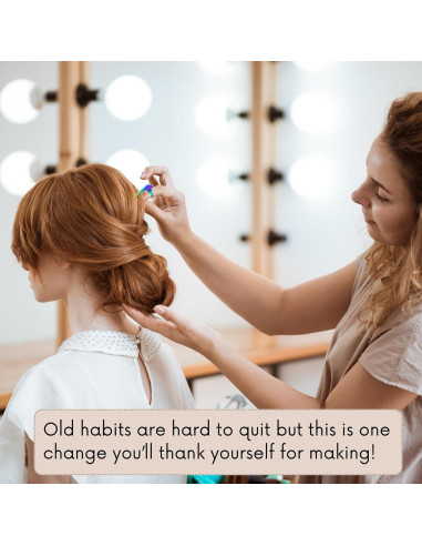 Anillo de Partición de Cabello Cross Edge - Acero Inoxidable