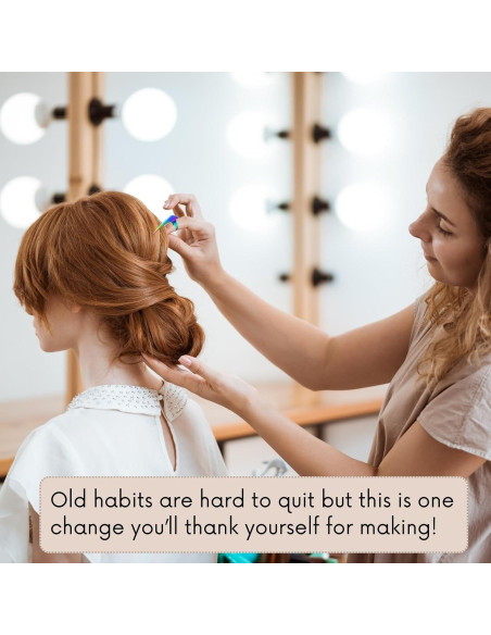 Anillo de Partición de Cabello Cross Edge - Acero Inoxidable