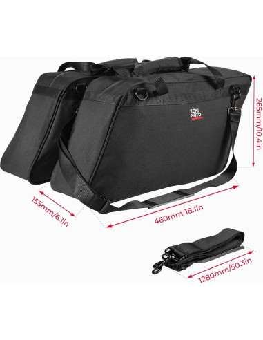 Forros de Maletero KEMIMOTO para Touring 32L Negro