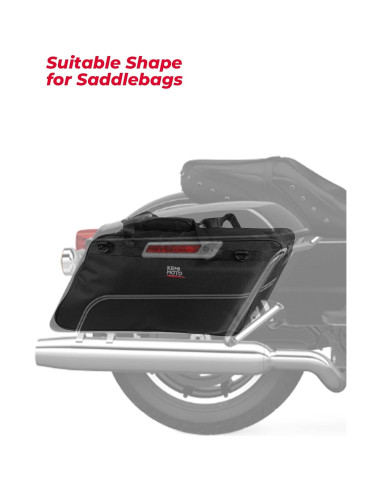 Forros de Maletero KEMIMOTO para Touring 32L Negro