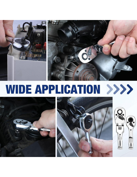 Juego de Llave de Carraca WORKPRO 16 PCS Cabeza Flexible