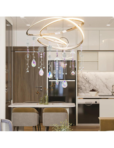 Kit de Atrapa Rayos DIY DEMIUKO 410 Piezas Cristal y Metal