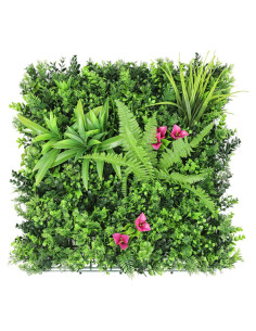 Paneles de Boxwood Artificial COARBOR 8 Piezas 50x50 cm