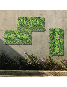 Paneles de Boxwood Artificial COARBOR 8 Piezas 50x50 cm 2