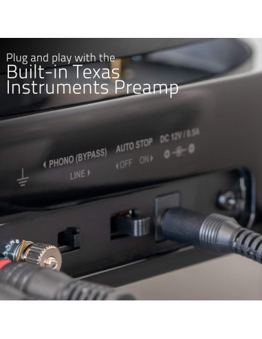 Giradiscos Fluance RT80 con Audio Technica AT91 y Kit de Limpieza